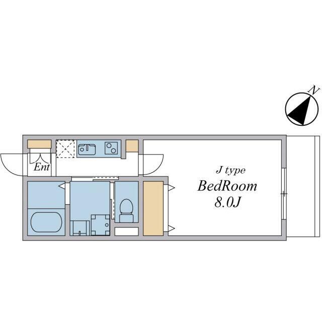 ウィンドテラス新鎌ヶ谷 203号室 間取り