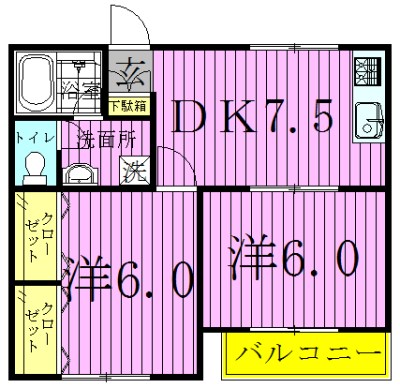 フォンターナ 間取り図