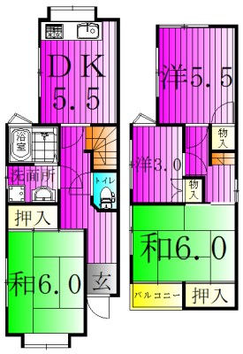 TSUKUMO小金 間取り