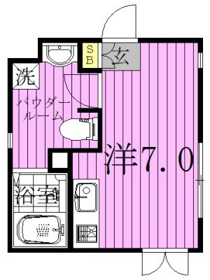 ＣＥＲＥＳ北千住 間取り図
