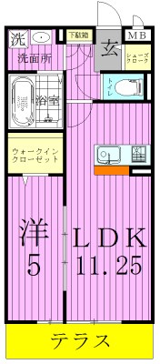 セピアコート  間取り図