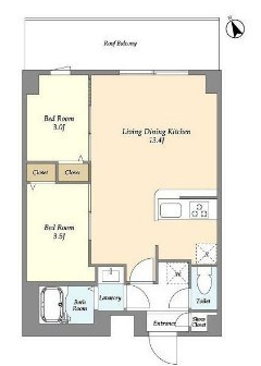 アルファコート青井 間取り図