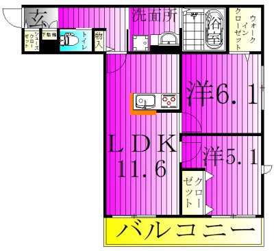 フィカーサ柏の葉 間取り