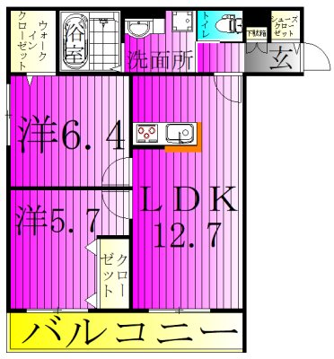 フィカーサ柏の葉 間取り