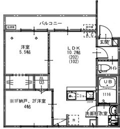KEIAI RESIDENCE 北小金Ⅲ  間取り