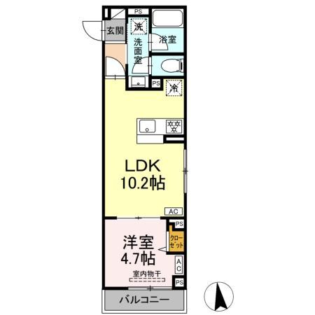 セレスティア青井Ⅱ 間取り図