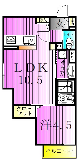 セレスティア青井Ⅱ 間取り図