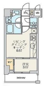 クレストコート北千住レジデンス 間取り図