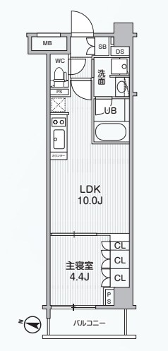 Alivis綾瀬 間取り図