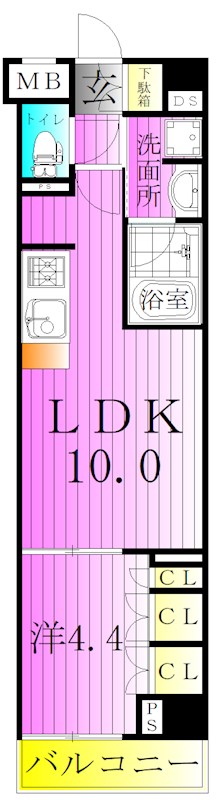 Alivis綾瀬 間取り図