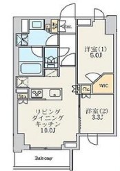 クレストコート北千住レジデンス 間取り図