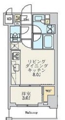クレストコート北千住レジデンス 間取り図