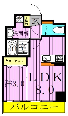 クレスト　タイガー 間取り図