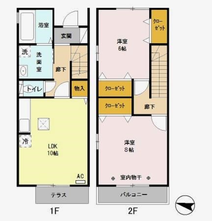 フォンドール　Ⅰ 間取り図