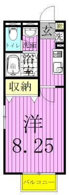 グランモアⅠ 間取り図