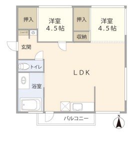 ニュー柏コーポラス 間取り