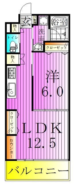 ヴェル　ラ　メゾン 間取り図