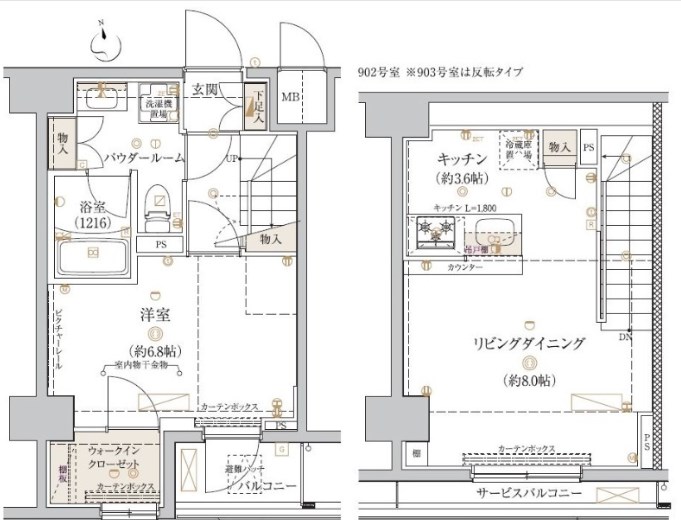 GROWS綾瀬 間取り図