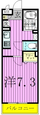 ムーンドレイク 間取り図