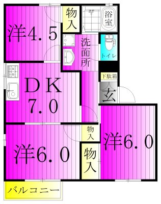 スカイタウンR2 間取り