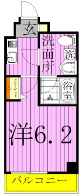 クレヴィスタ綾瀬 間取り図