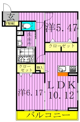 グレイスコート 間取り図