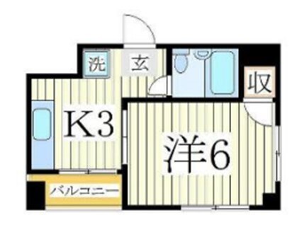 クロノス流山 202号室 間取り