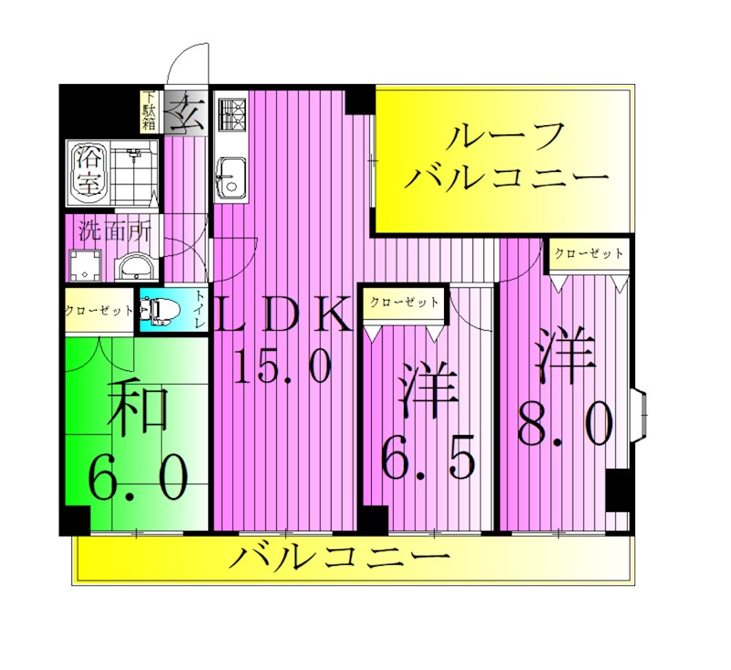 江藤マンション 間取り図