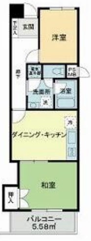グリーンハイツ金町 間取り図