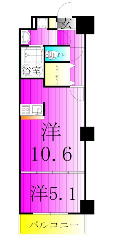 アルファコート西新井  間取り図