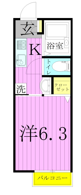 コメットＫＫⅥ 間取り図