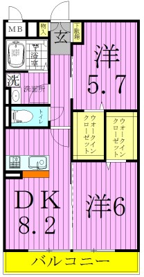 Ｄｅａｒｃｏｕｒｔ 間取り図