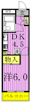 エソール柏 間取り図