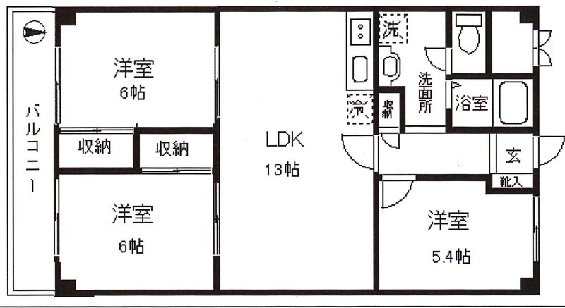 PLENDY北小金 103号室 間取り