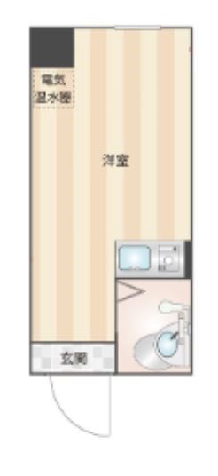 ダイヤモンドビル北千住 間取り図