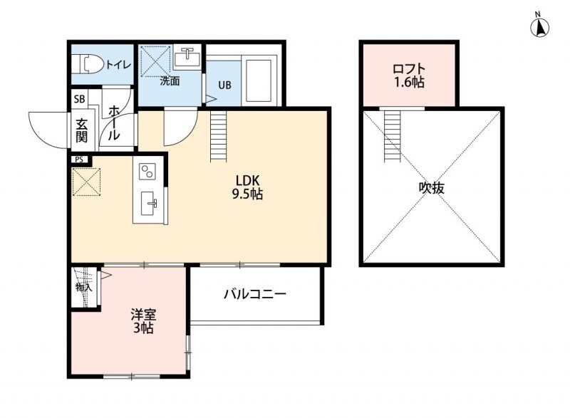 （仮称）流山市南流山８丁目Ⅲ 304号室 間取り
