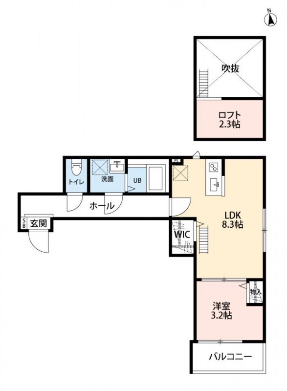 （仮称）流山市南流山８丁目Ⅲ 303号室 間取り
