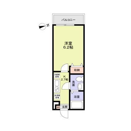 ＲＡＹＳ　ＭＡＴＳＵＤＯ 102号室 間取り