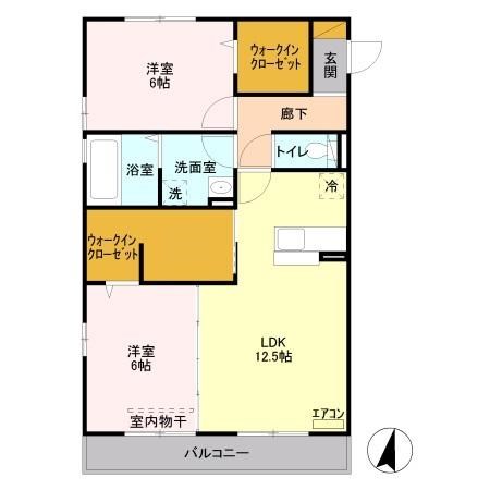 グレイスＡ 間取り図