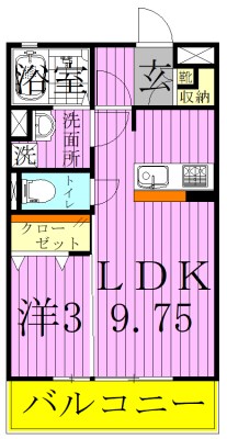 カンピエーレ 間取り図