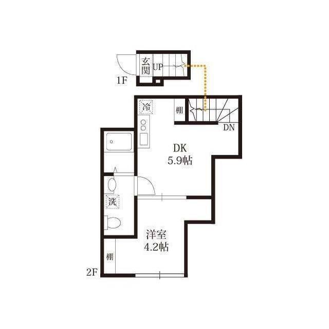 ラフティーヌ・ステラ北小金 203号室 間取り