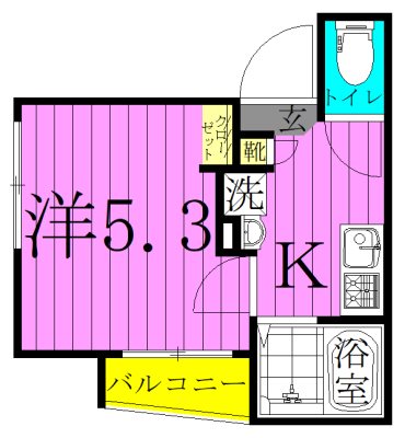 グランクオール綾瀬 間取り図