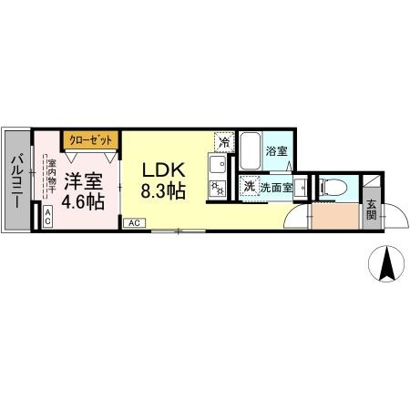 セレスティア谷在家Ⅱ 間取り図