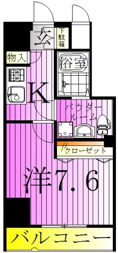 LEXE　東京　East id 間取り図