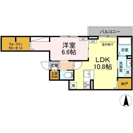 セレスティア谷在家Ⅱ 間取り図
