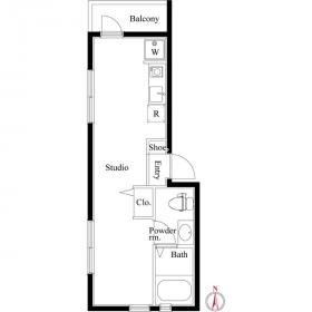 Luna Park Horikiri 間取り図