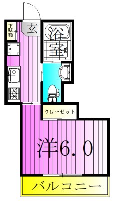 アリビオ西新井 間取り図
