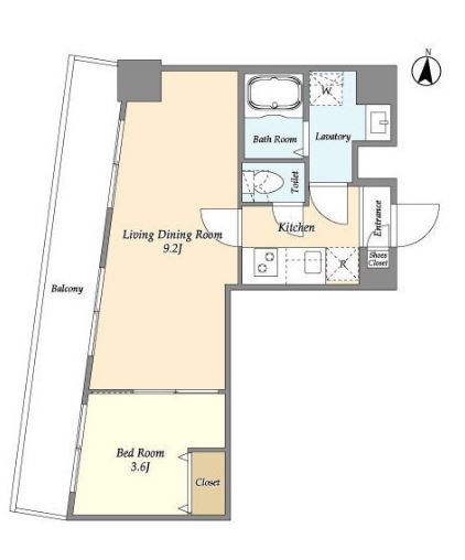 アルファコート梅島 間取り図
