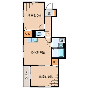 サンシスト  間取り図