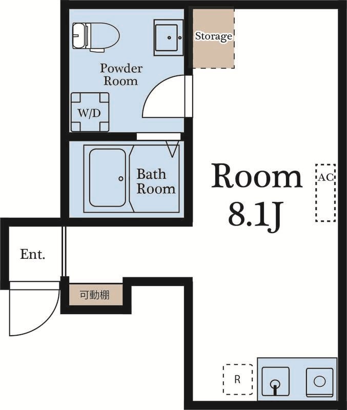 ベルディグリ堀切菖蒲園 間取り図